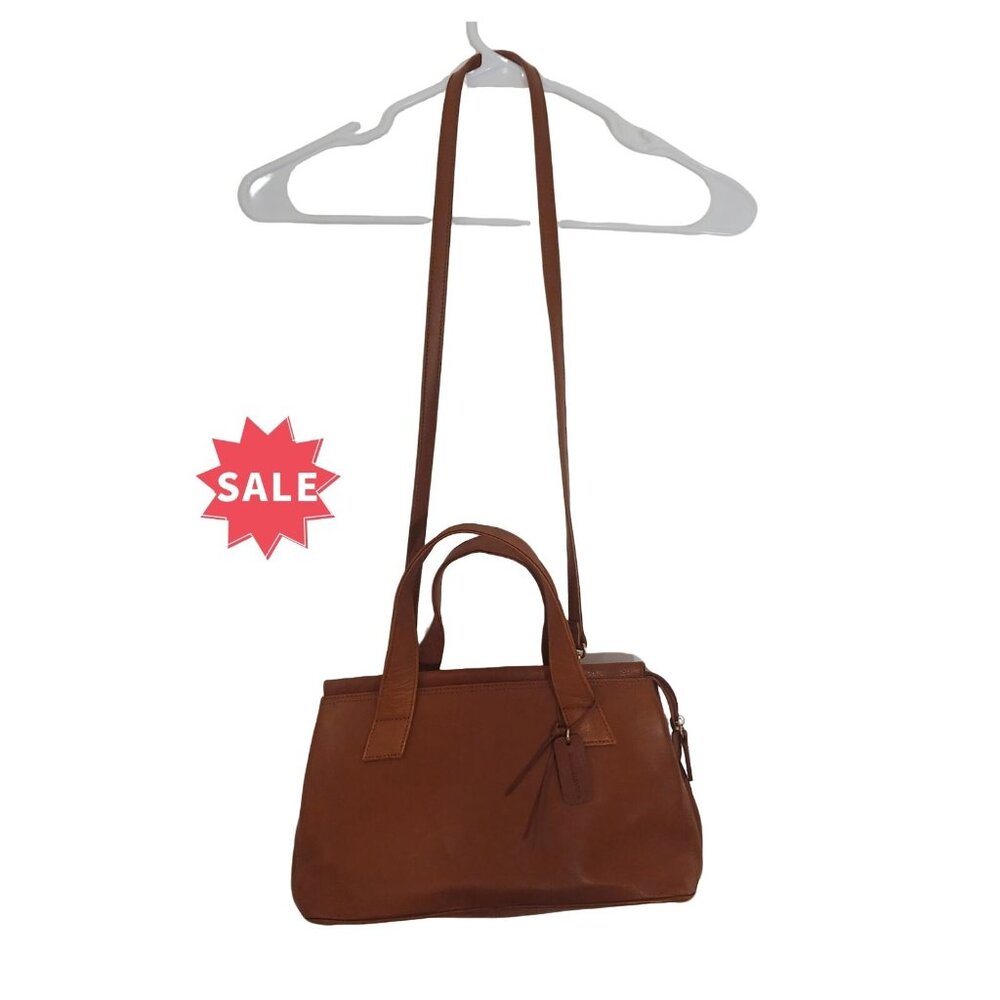 Relativity Genuine Leather Brown Purse Handbag